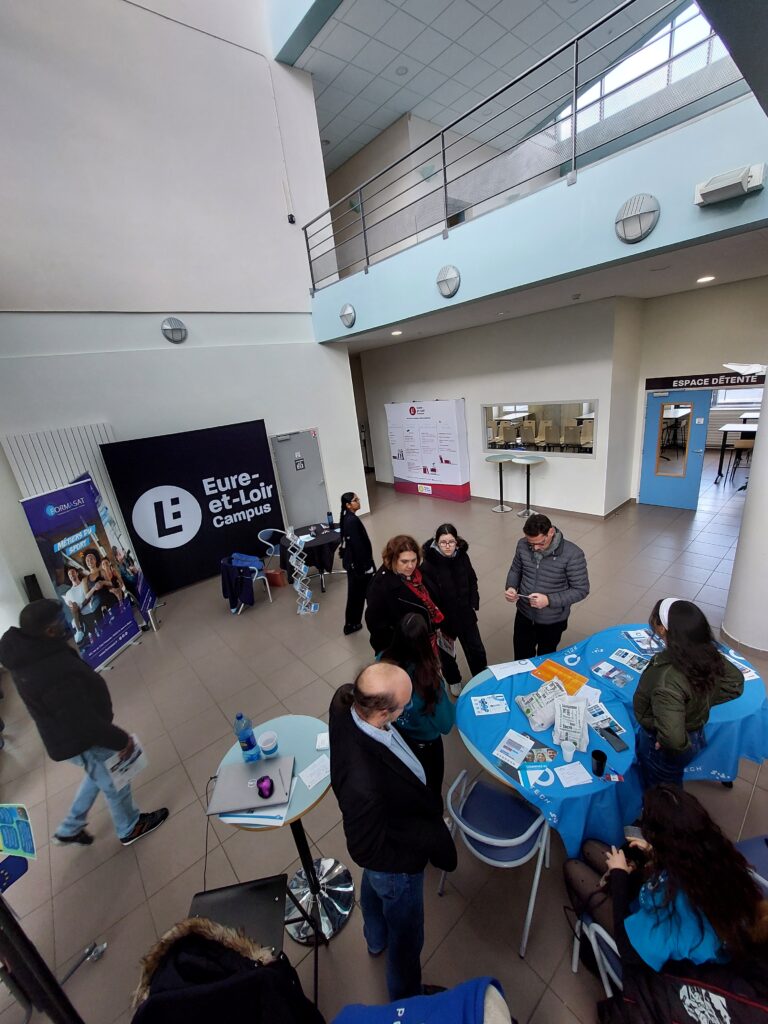 Retour sur la journée Portes Ouvertes 2026 2026 02 07 Porte ouverte Eure et Loir campus 8